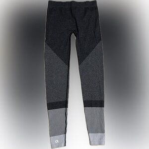 💥Gap Activewear Athletic Seamless Leggings Gym Workout Fitness Pants Gray XSmall